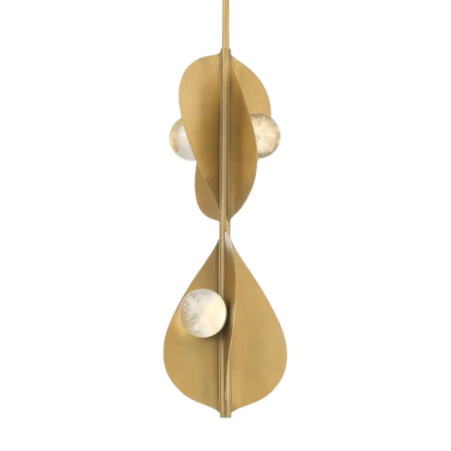 Pod 8.25" LED Pendant in Legacy Brass - Image 1