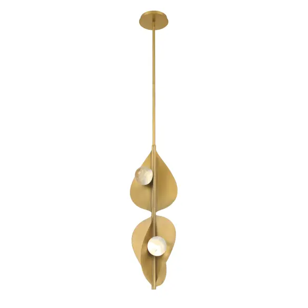 Pod 8.25" LED Pendant in Legacy Brass - Image 7