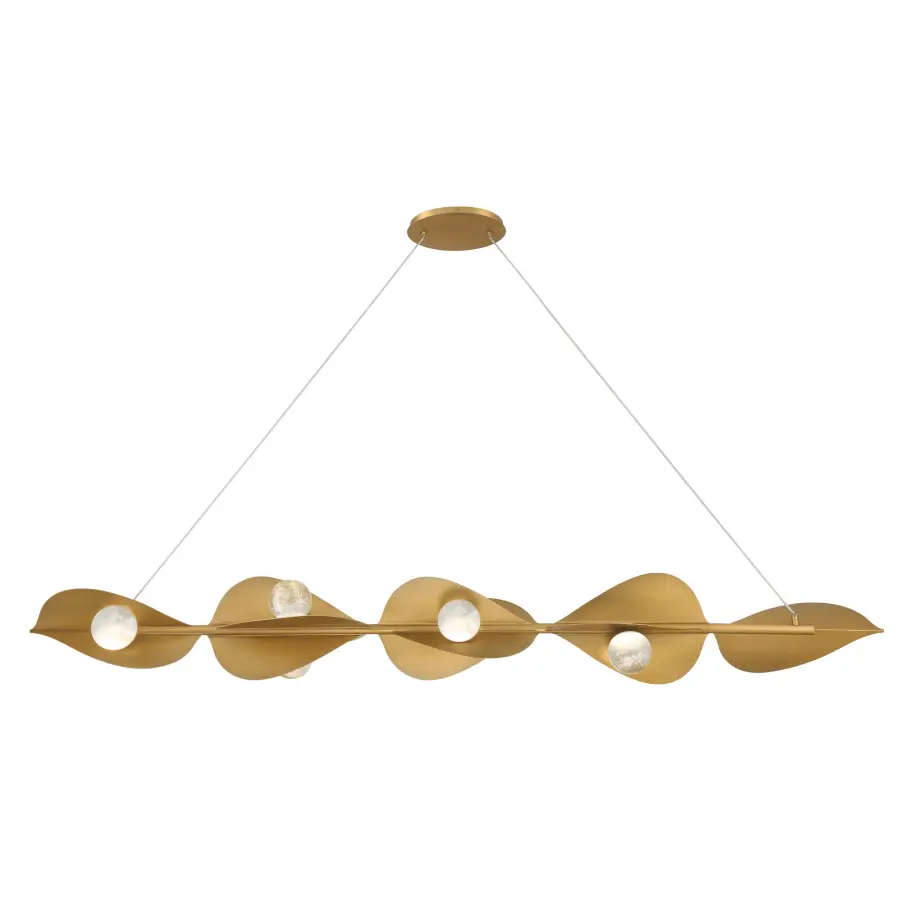 Pod 61.75" LED Island Light in Legacy Brass - Image 9
