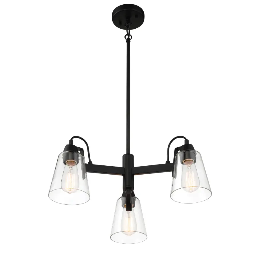 Compact Transitional Chandelier with Industrial Charm - Image 5