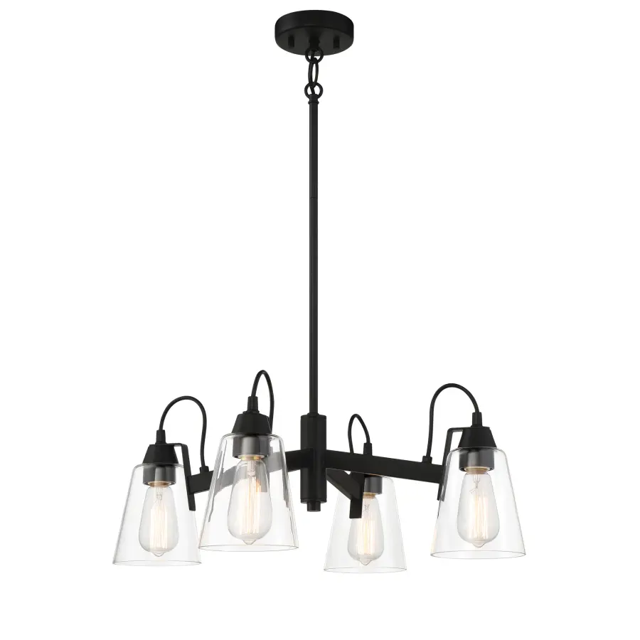 Versatile Transitional Chandelier with Industrial Edge - Image 2
