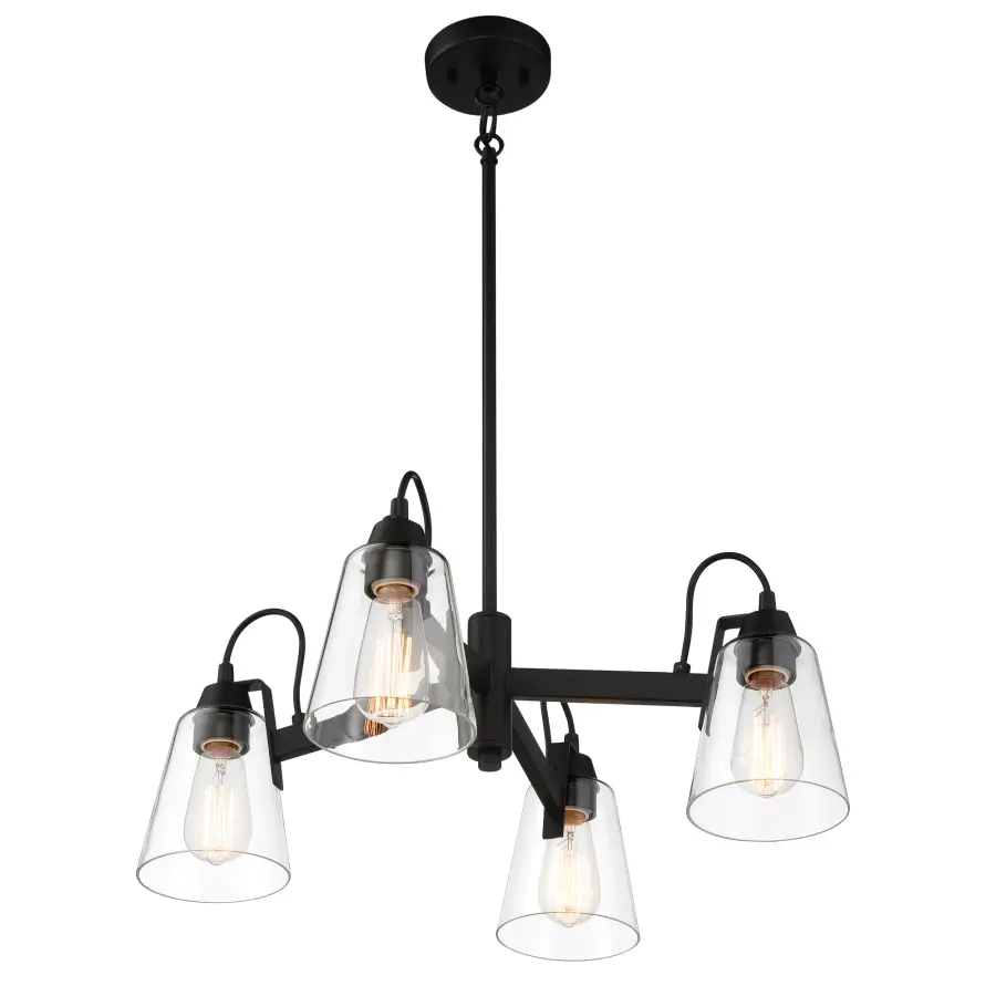Versatile Transitional Chandelier with Industrial Edge - Image 4