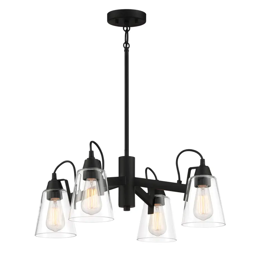 Versatile Transitional Chandelier with Industrial Edge - Image 5