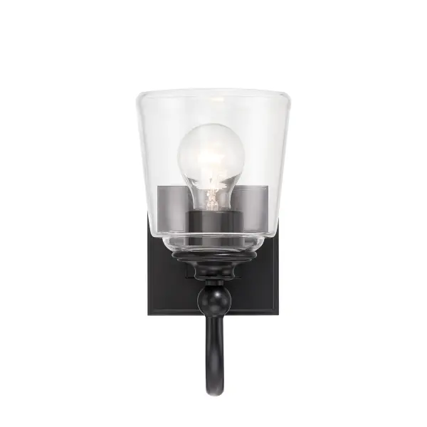 Antonia 1-Light Wall Sconce in Coal Black - Image 2