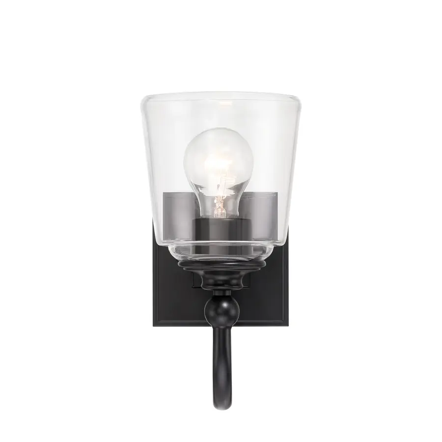 Antonia 1-Light Wall Sconce in Coal Black - Image 2