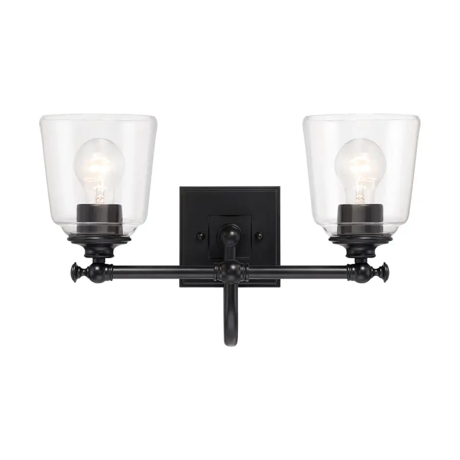 Antonia 2-Light Vanity in Coal Black - Image 2