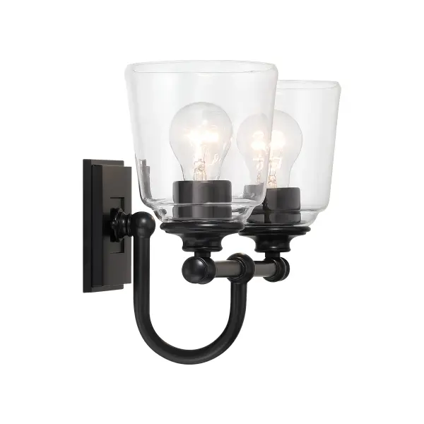 Antonia 2-Light Vanity in Coal Black - Image 3