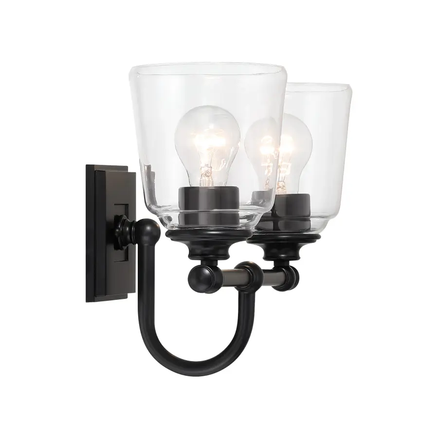 Antonia 2-Light Vanity in Coal Black - Image 3