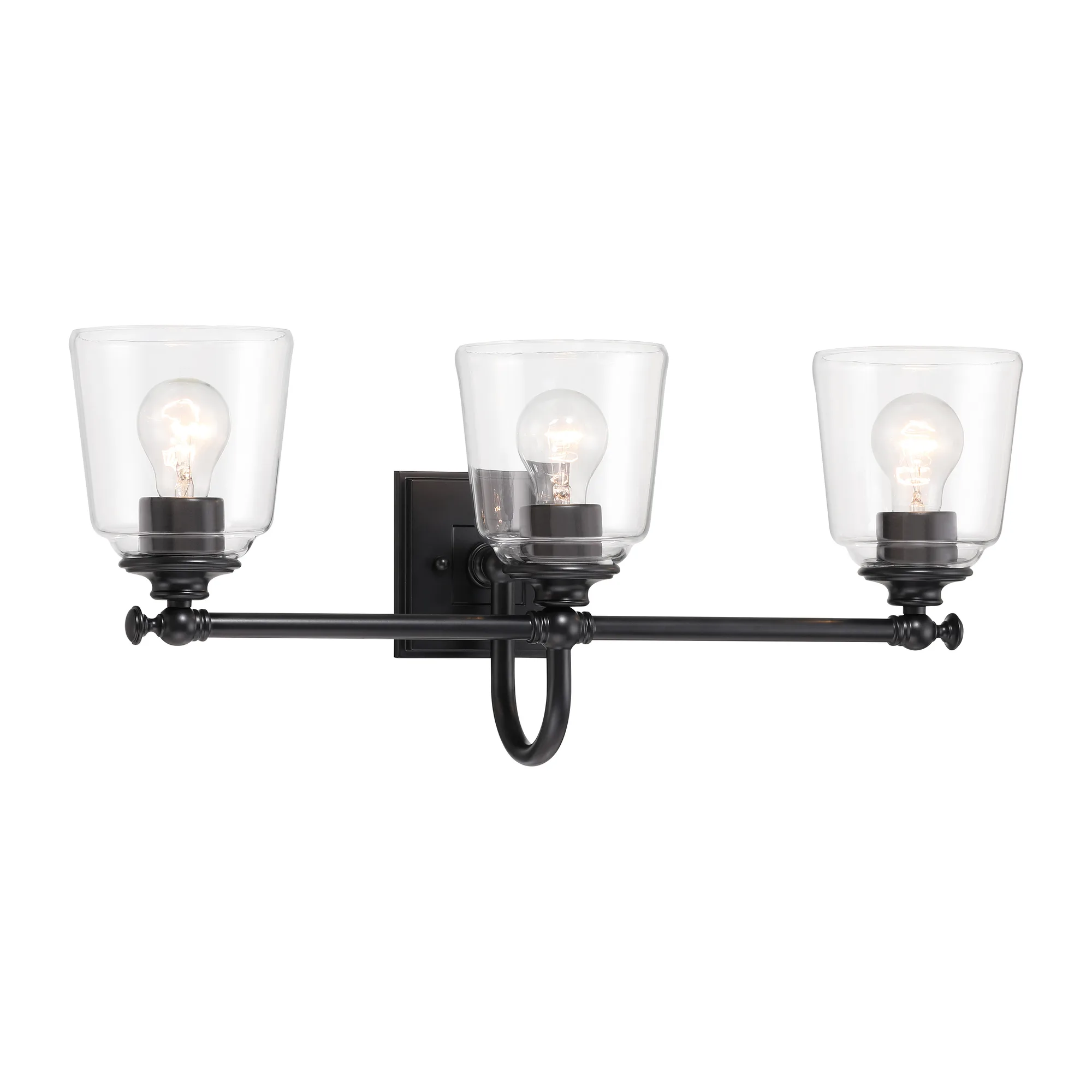 Antonia 3-Light Vanity in Coal Black