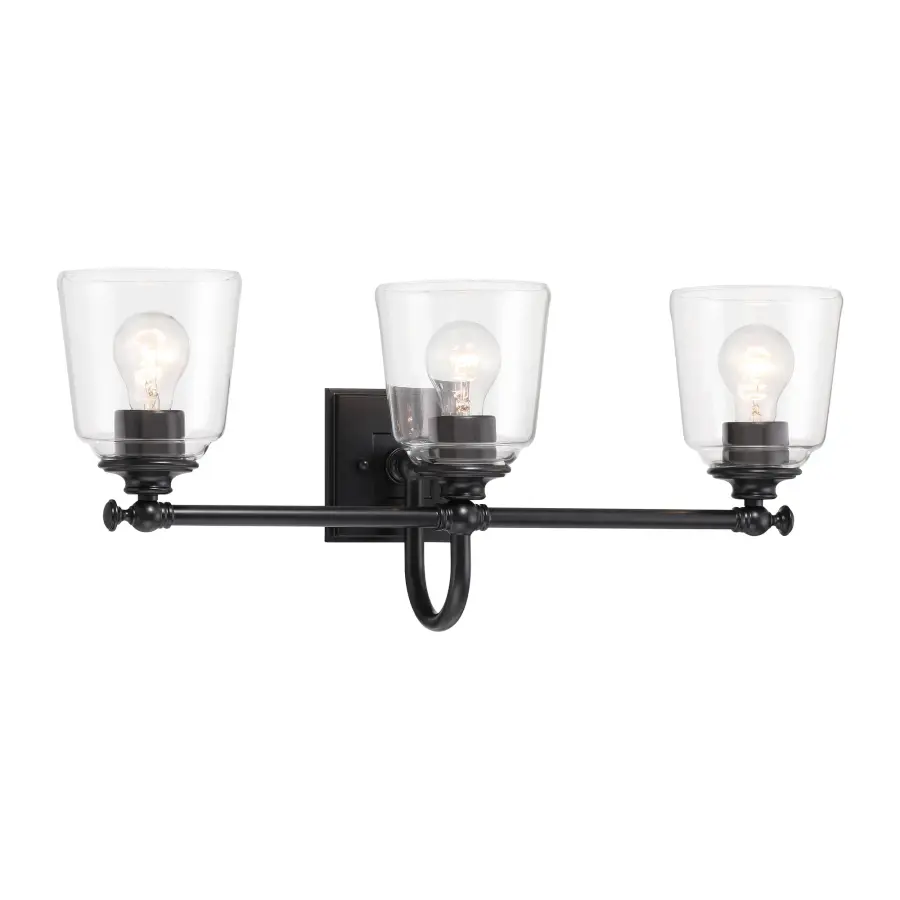 Antonia 3-Light Vanity in Coal Black - Image 1