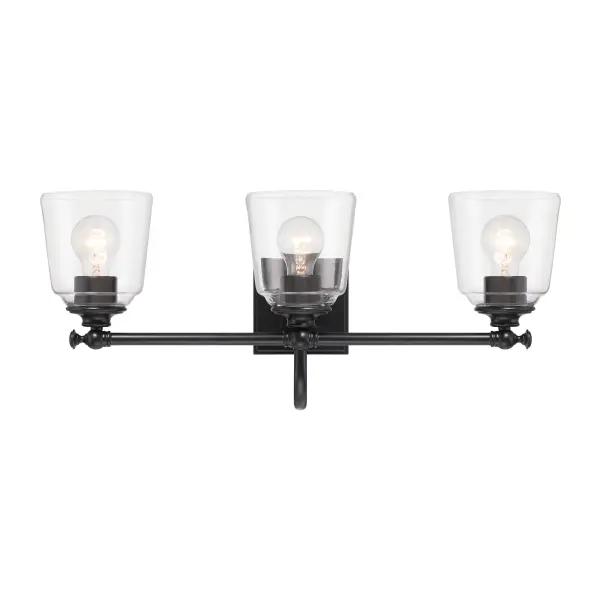 Antonia 3-Light Vanity in Coal Black - Image 2