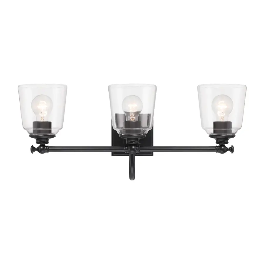 Antonia 3-Light Vanity in Coal Black - Image 2