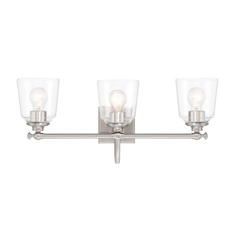 Antonia 3-Light Vanity in Brushed Nickel - Image 2