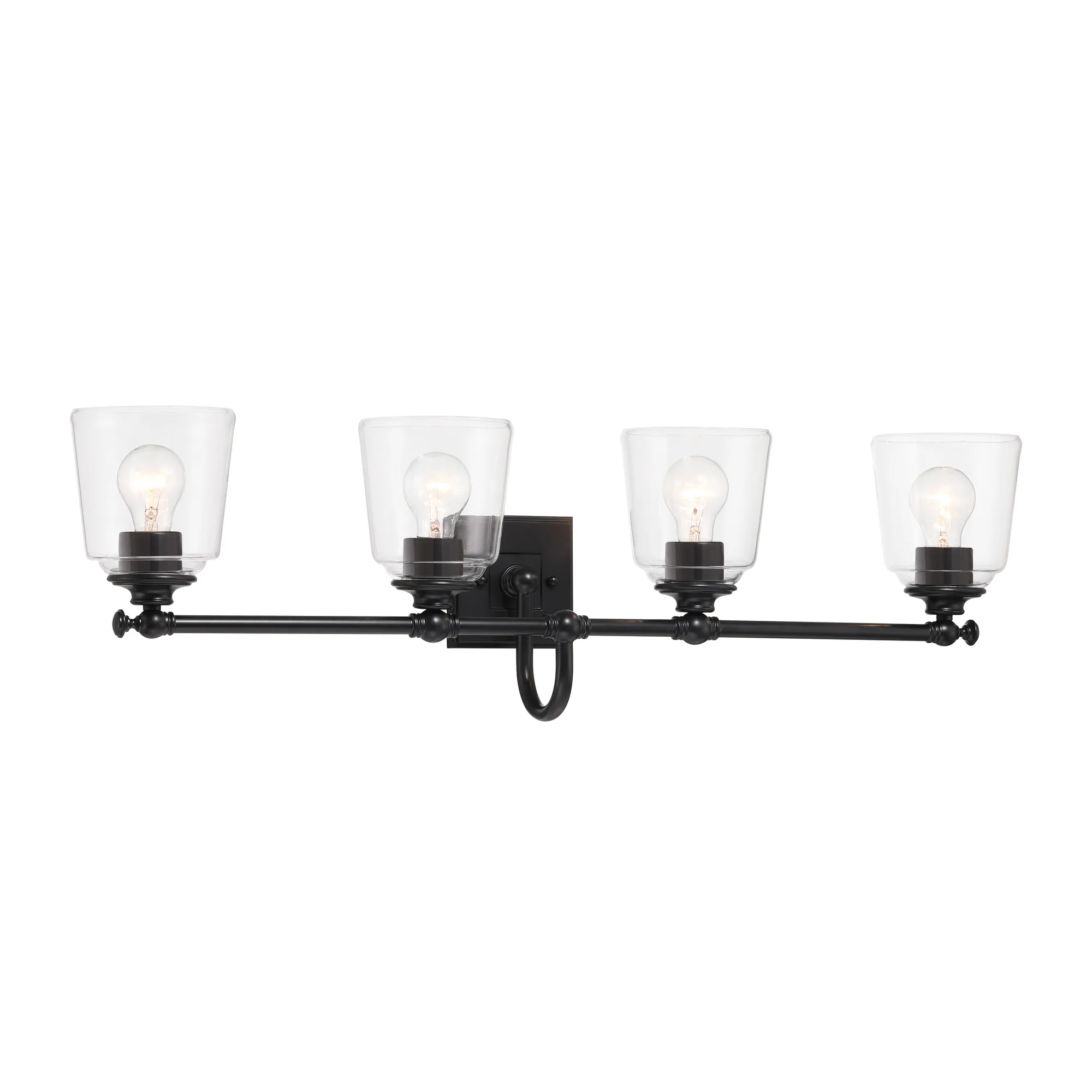 Antonia 4-Light Vanity in Coal Black