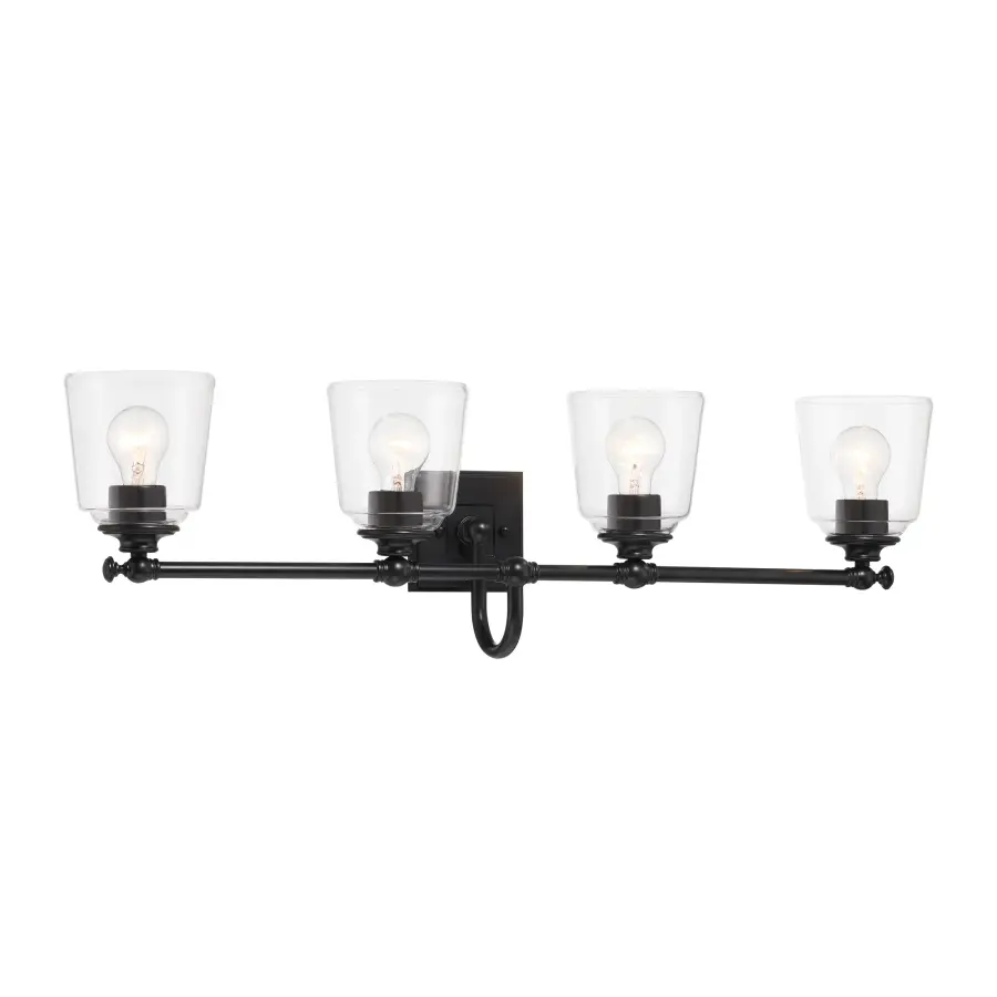 Antonia 4-Light Vanity in Coal Black - Image 1