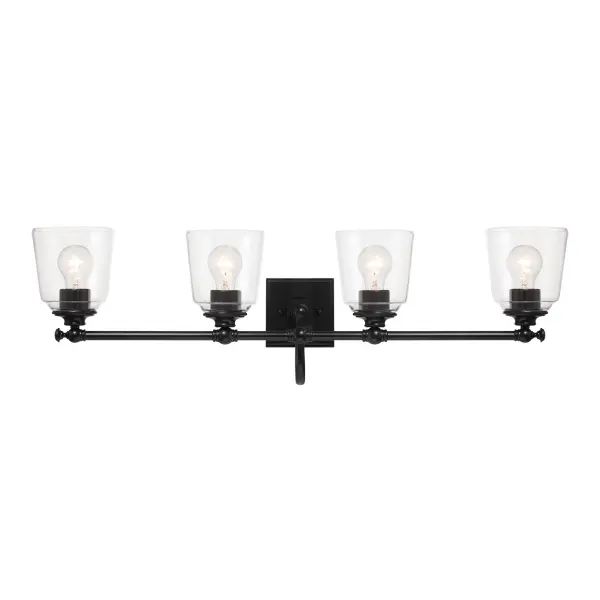 Antonia 4-Light Vanity in Coal Black - Image 3