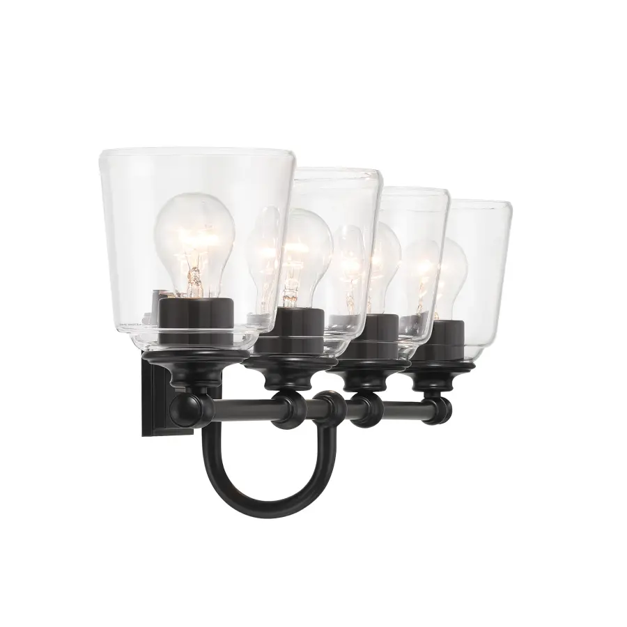 Antonia 4-Light Vanity in Coal Black - Image 4