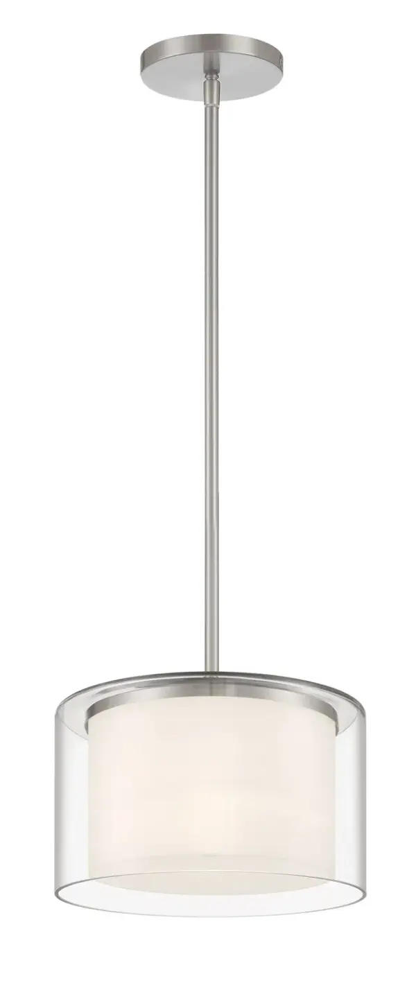 Parsons Studio 1-Light Pendant in Brushed Nickel - Image 1