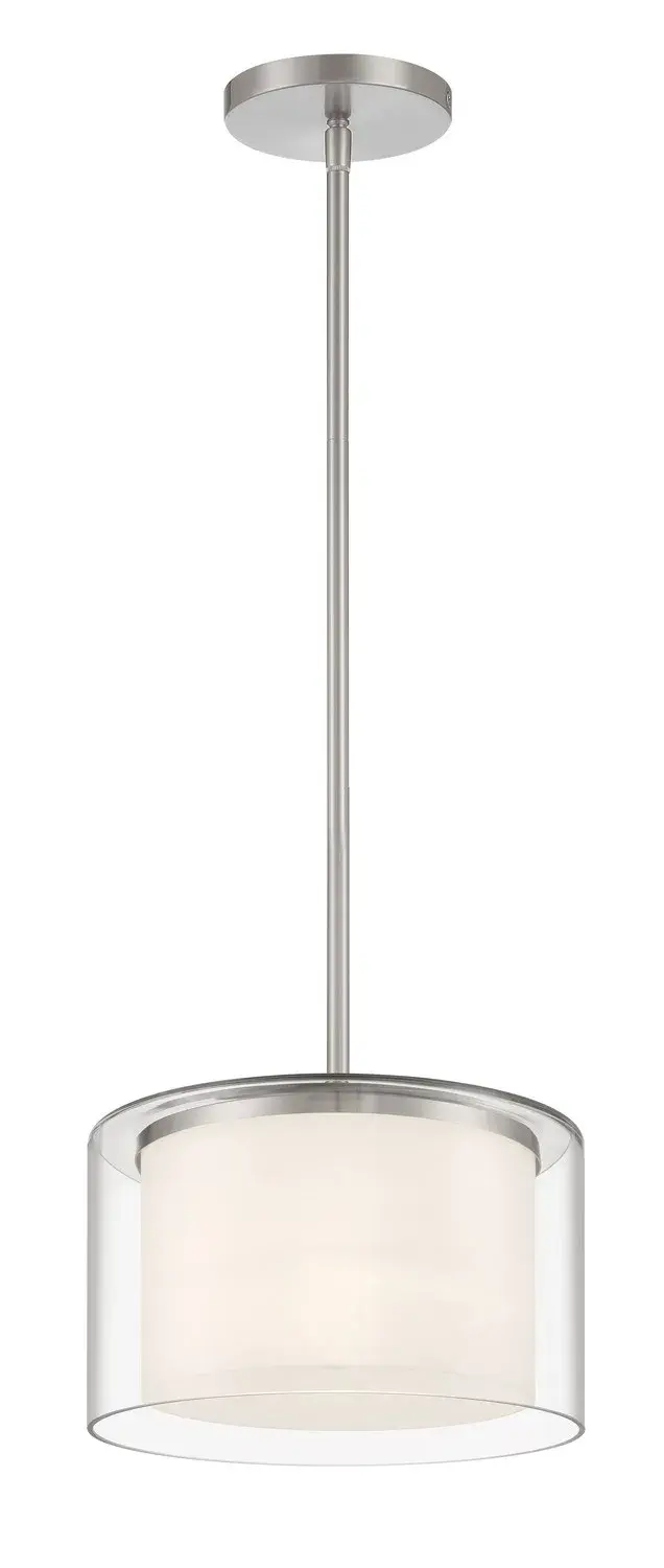 Parsons Studio 1-Light Pendant in Brushed Nickel - Image 1