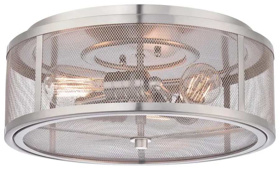 Downtown Edison 3-Light Flush Mount