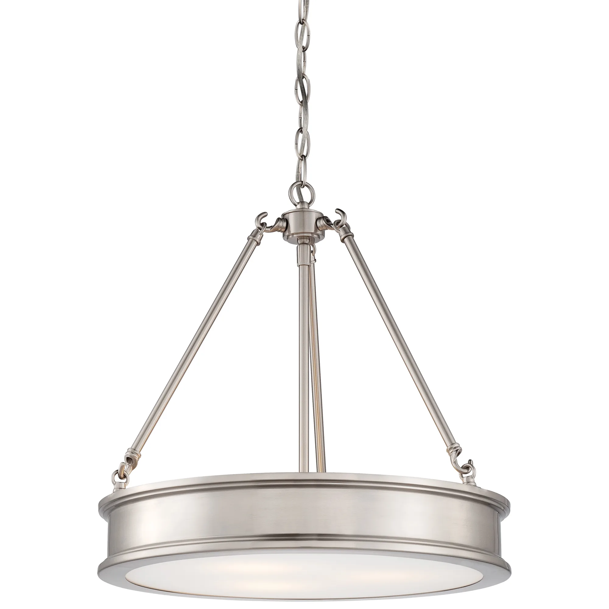 Harbour Point 3-Light Pendant with Etched White Glass