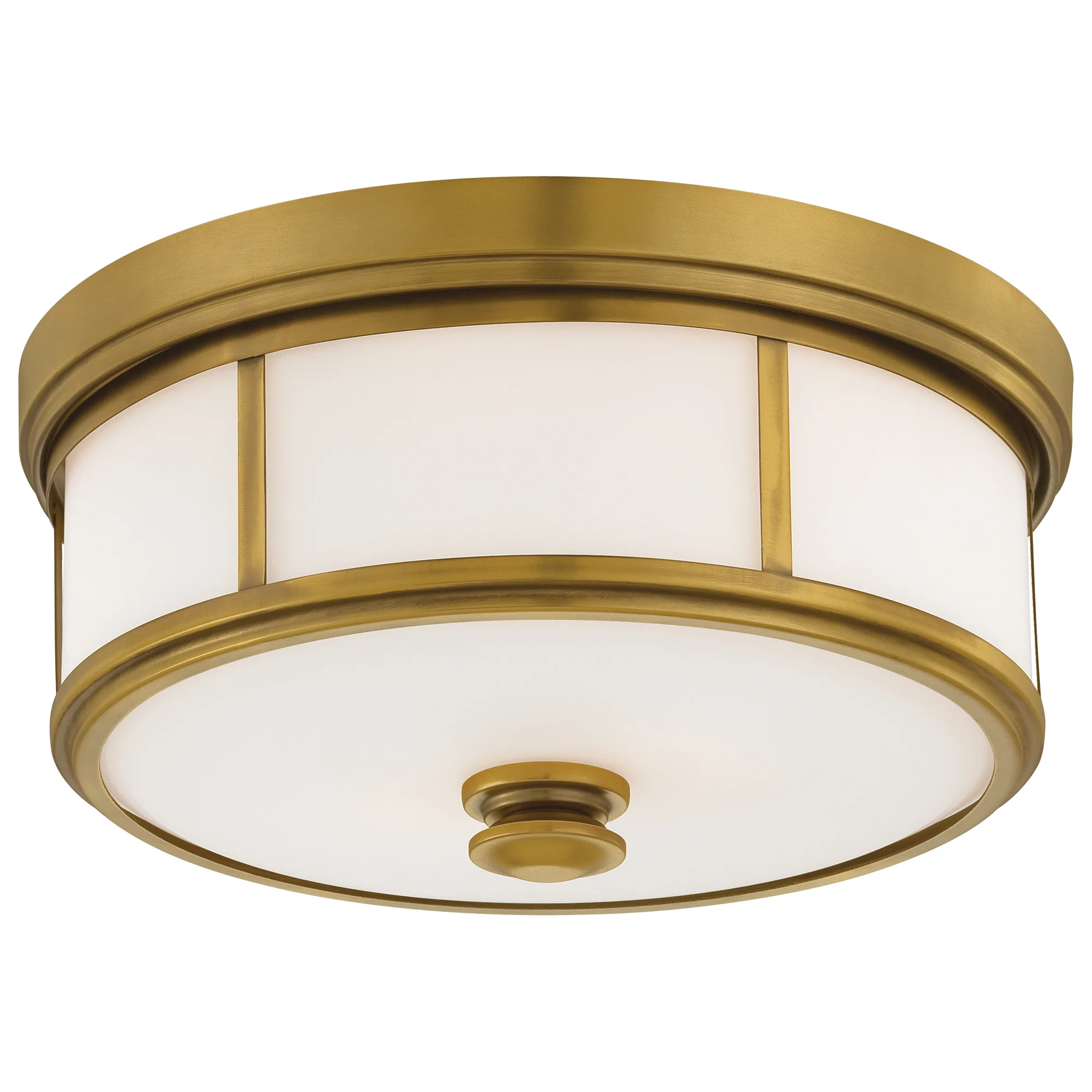 Harbour Point 2-Light Flush Mount in Liberty Gold