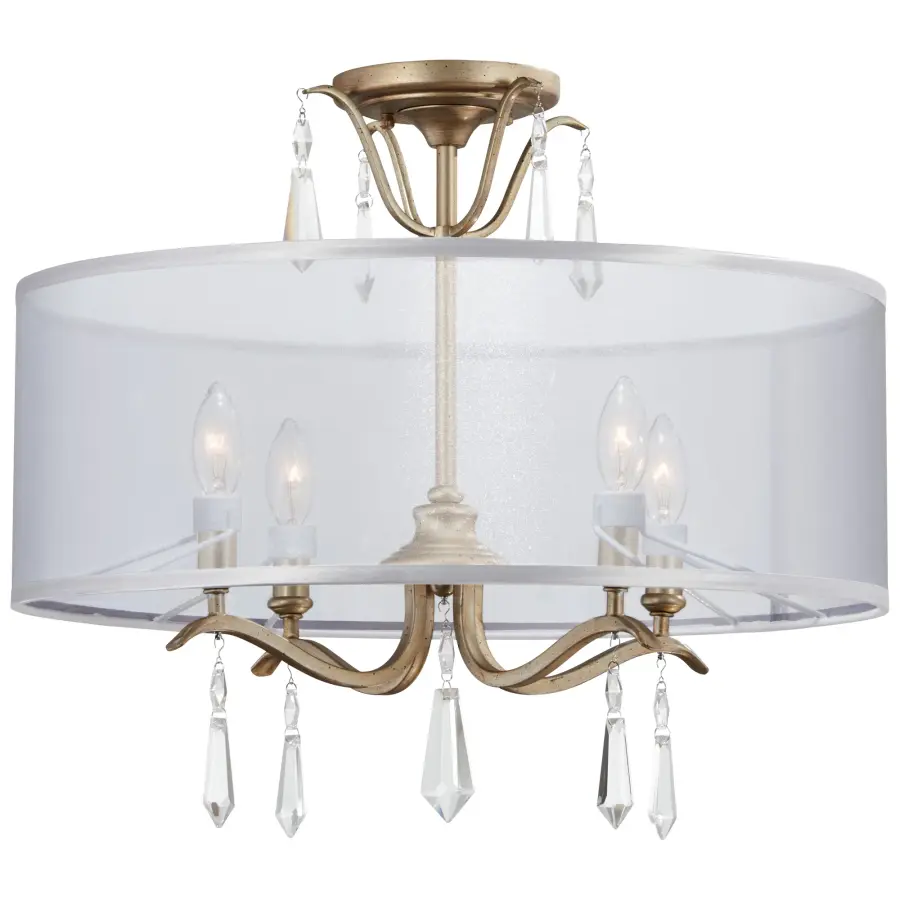 Laurel Estate 4-Light Pendant in Brio Gold - Image 1