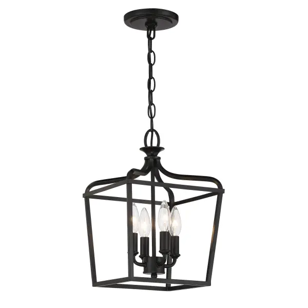 Laurel Estate 4-Light Foyer Semi-Flush Mount - Image 3