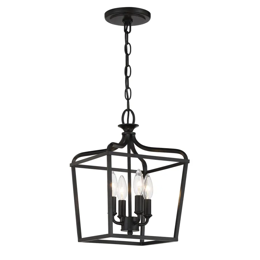 Laurel Estate 4-Light Foyer Semi-Flush Mount - Image 3