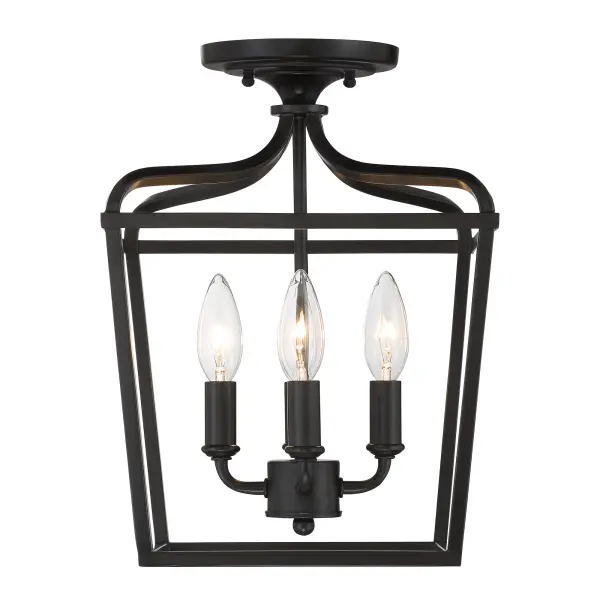 Laurel Estate 4-Light Foyer Semi-Flush Mount - Image 6