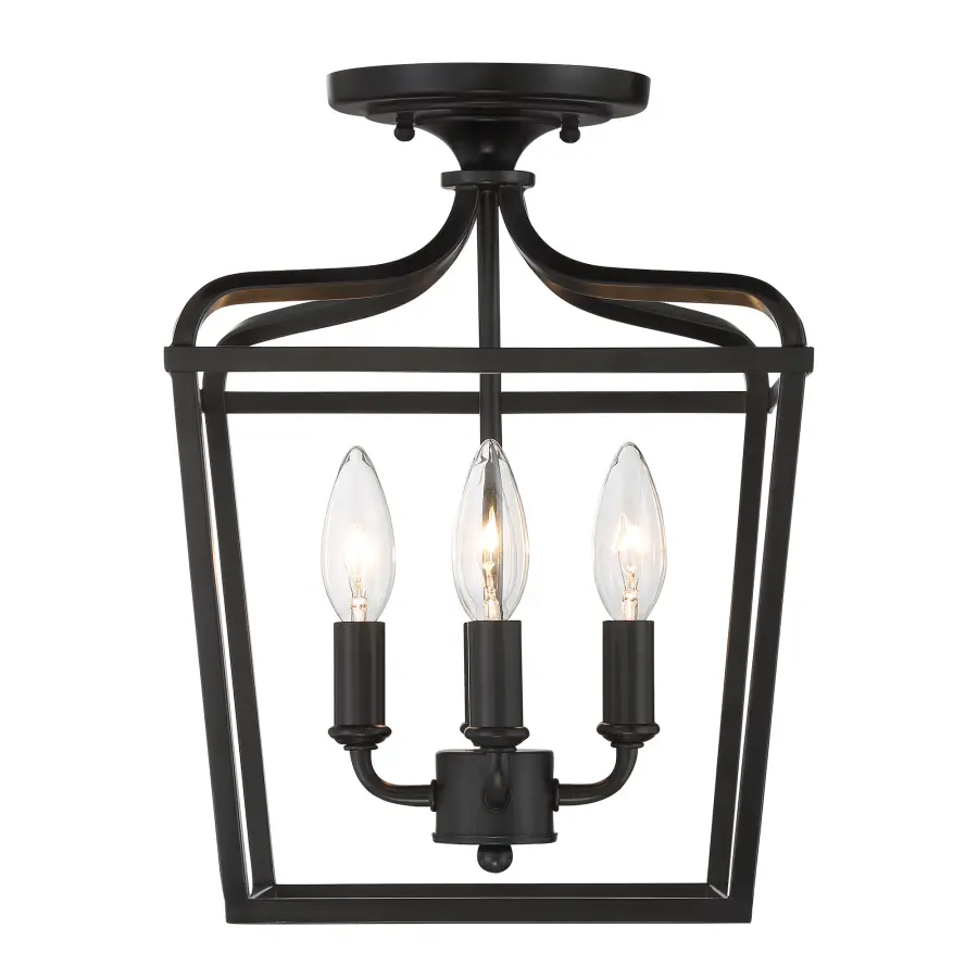Laurel Estate 4-Light Foyer Semi-Flush Mount - Image 6