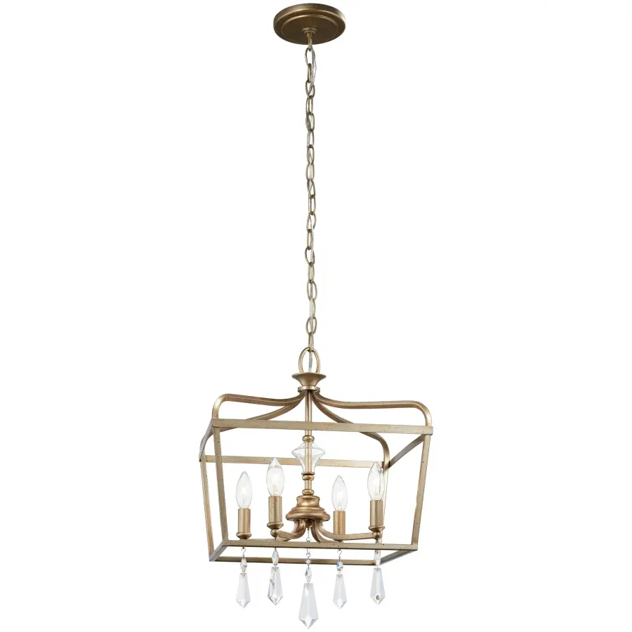 Laurel Estate 4-Light Pendant in Brio Gold - Image 2