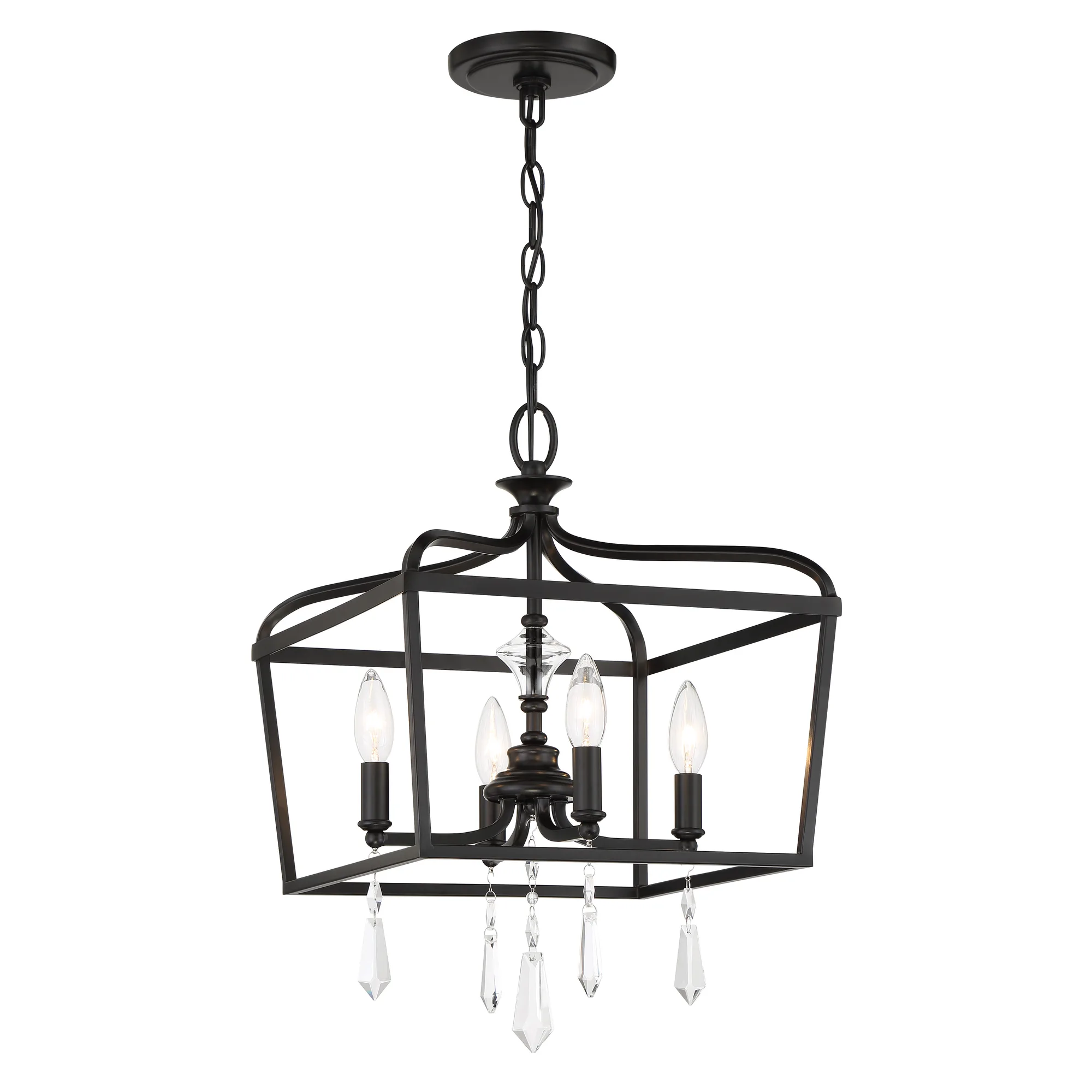 Laurel Estate 4-Light Foyer Semi-Flush Mount