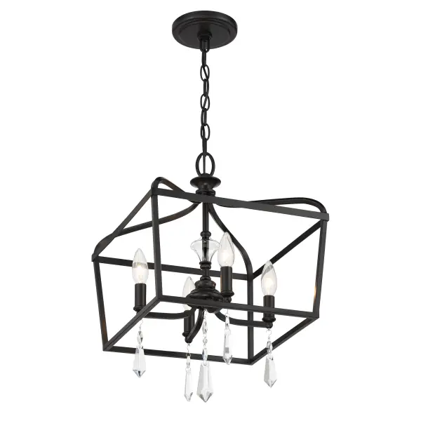 Laurel Estate 4-Light Foyer Semi-Flush Mount - Image 4