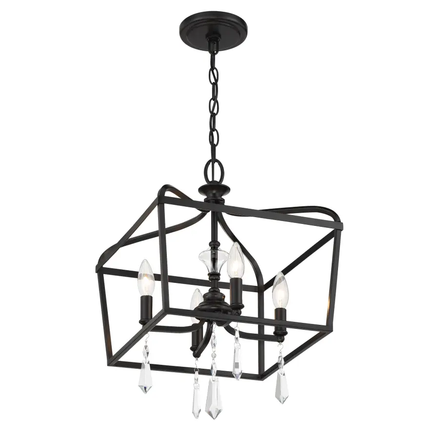 Laurel Estate 4-Light Foyer Semi-Flush Mount - Image 4
