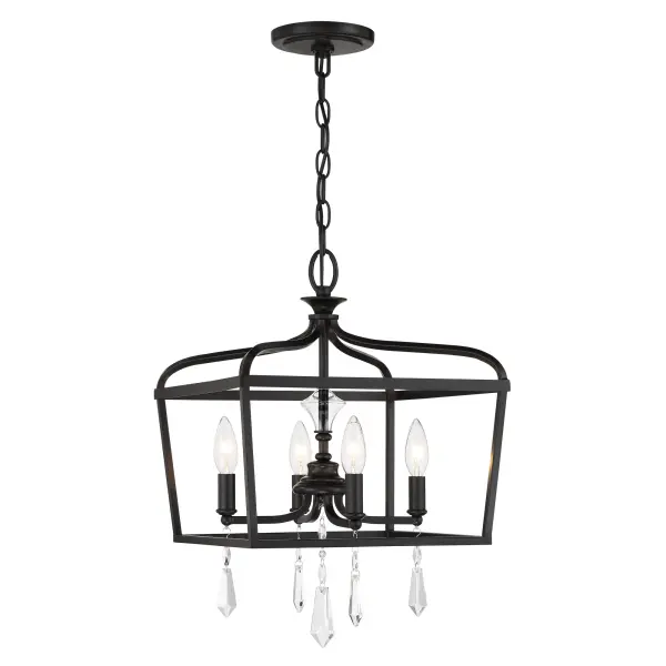 Laurel Estate 4-Light Foyer Semi-Flush Mount - Image 6