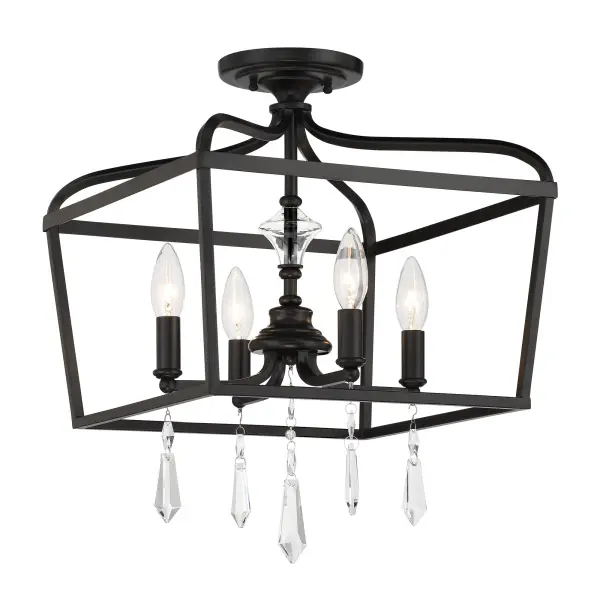 Laurel Estate 4-Light Foyer Semi-Flush Mount - Image 7