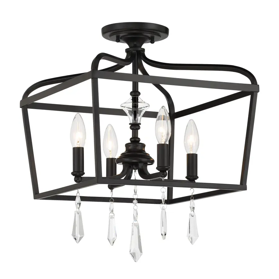 Laurel Estate 4-Light Foyer Semi-Flush Mount - Image 7