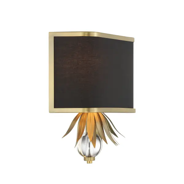 Caprio 2-Light Wall Sconce in Natural Brushed Brass - Image 4