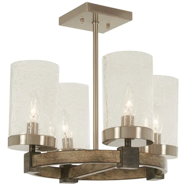 Bridlewood 4-Light Semi-Flush Mount Ceiling Light