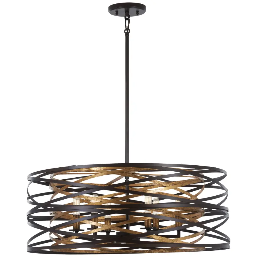 Vortic Flow 6-Light Pendant - Image 1