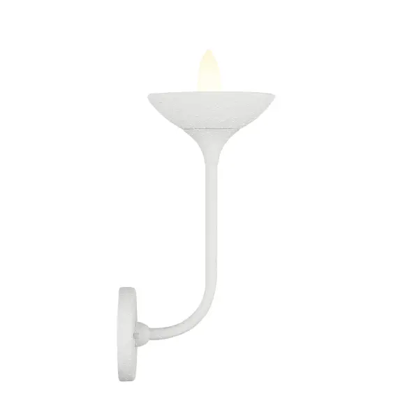 Ryton Plaster White Wall Sconce - Image 4
