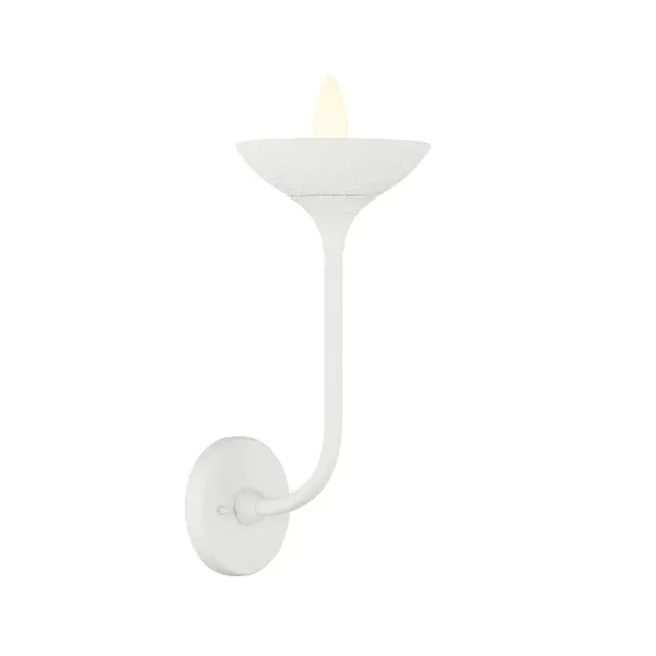 Ryton Plaster White Wall Sconce - Image 5