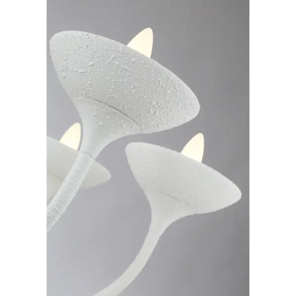Ryton 6-Light Chandelier in Plaster White - Image 3