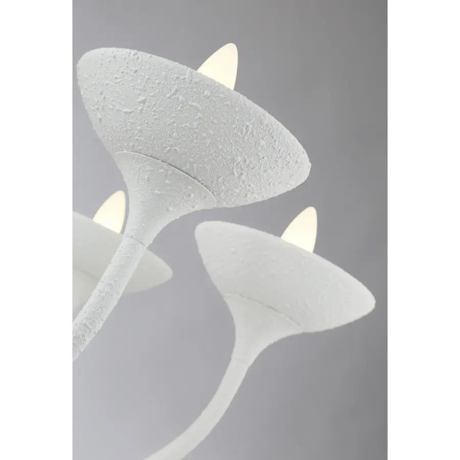Ryton 6-Light Chandelier in Plaster White - Image 3