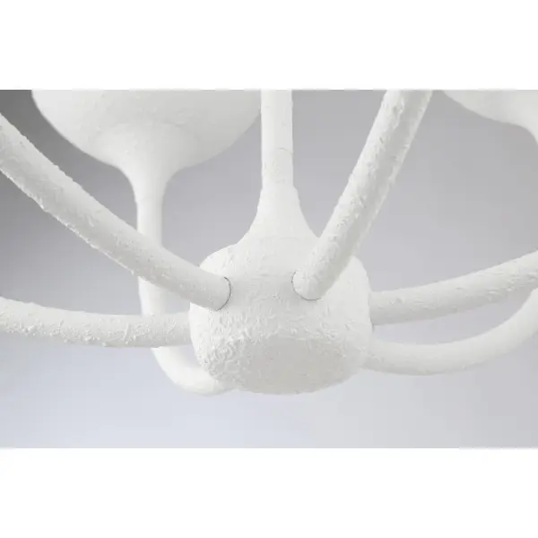 Ryton 6-Light Chandelier in Plaster White - Image 4