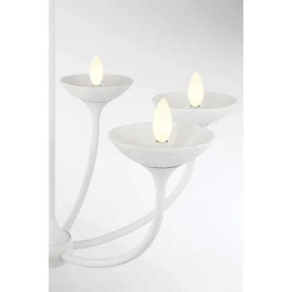 Ryton 6-Light Chandelier in Plaster White - Image 6