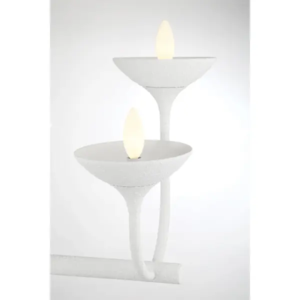 Ryton 8-Light Island Chandelier in Plaster White - Image 4