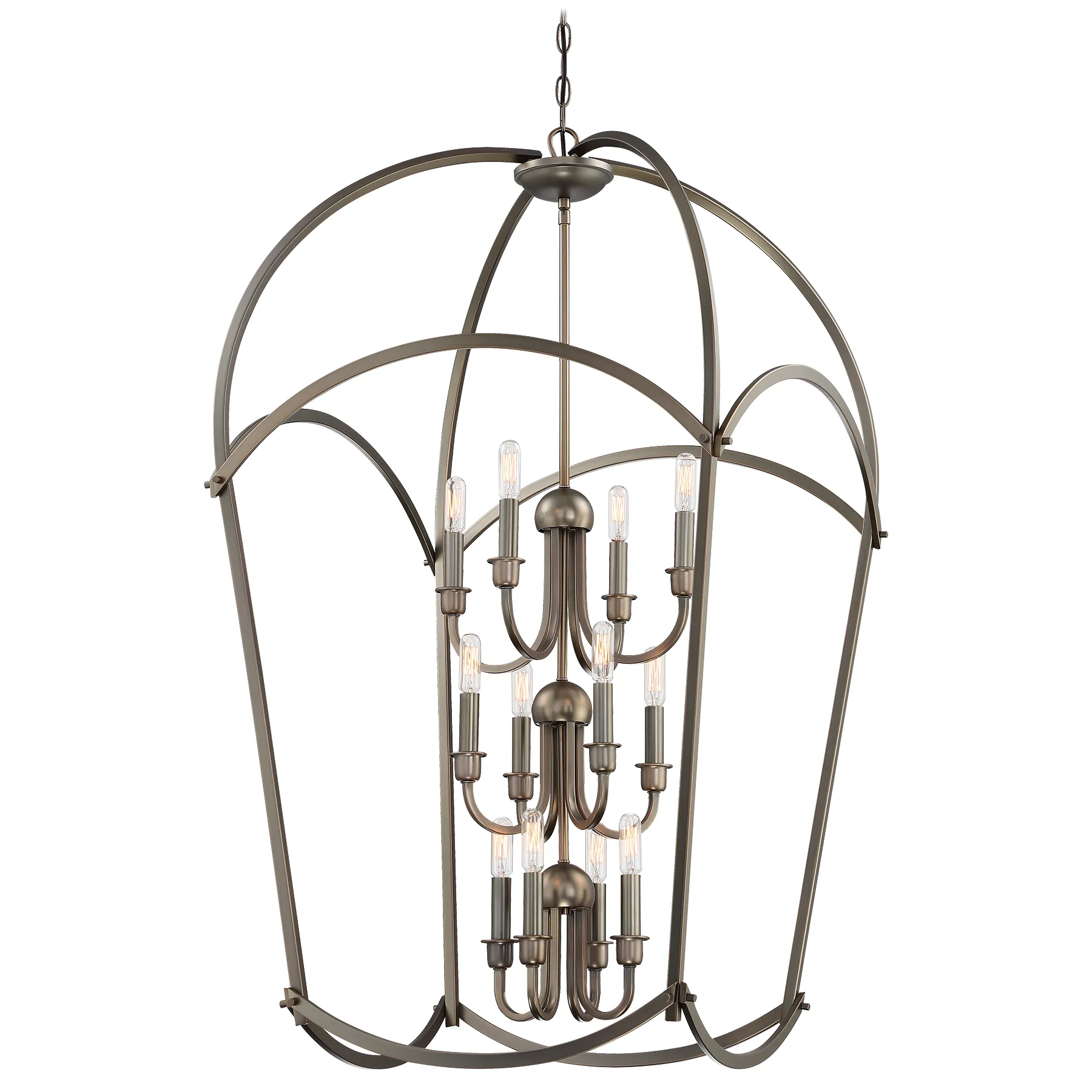 Jupiter's Canopy 12-Light 3-Tier Foyer Chandelier