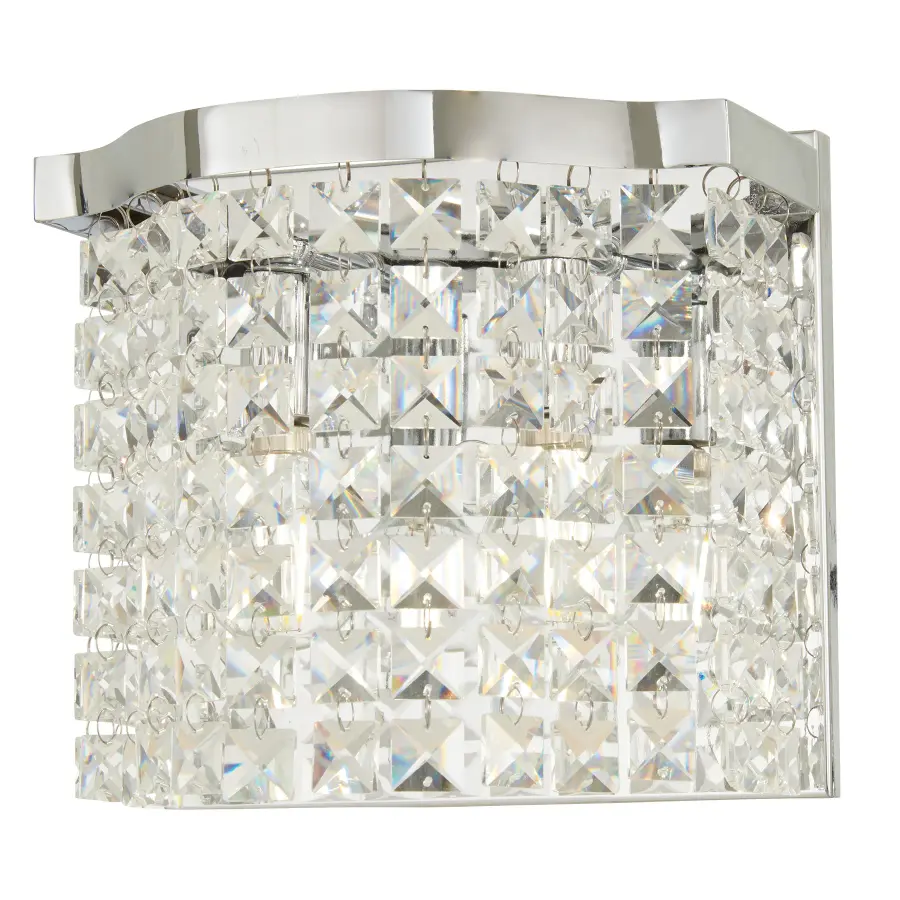 Concentus 2-Light Crystal Bath Vanity Light